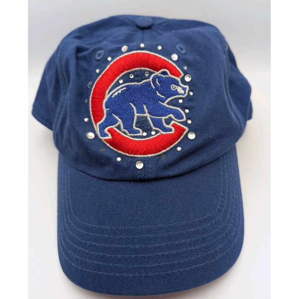 Pink Chicago Cubs Blue Genuine Merch MLB Cap Hat StrapBack Victorias Secret